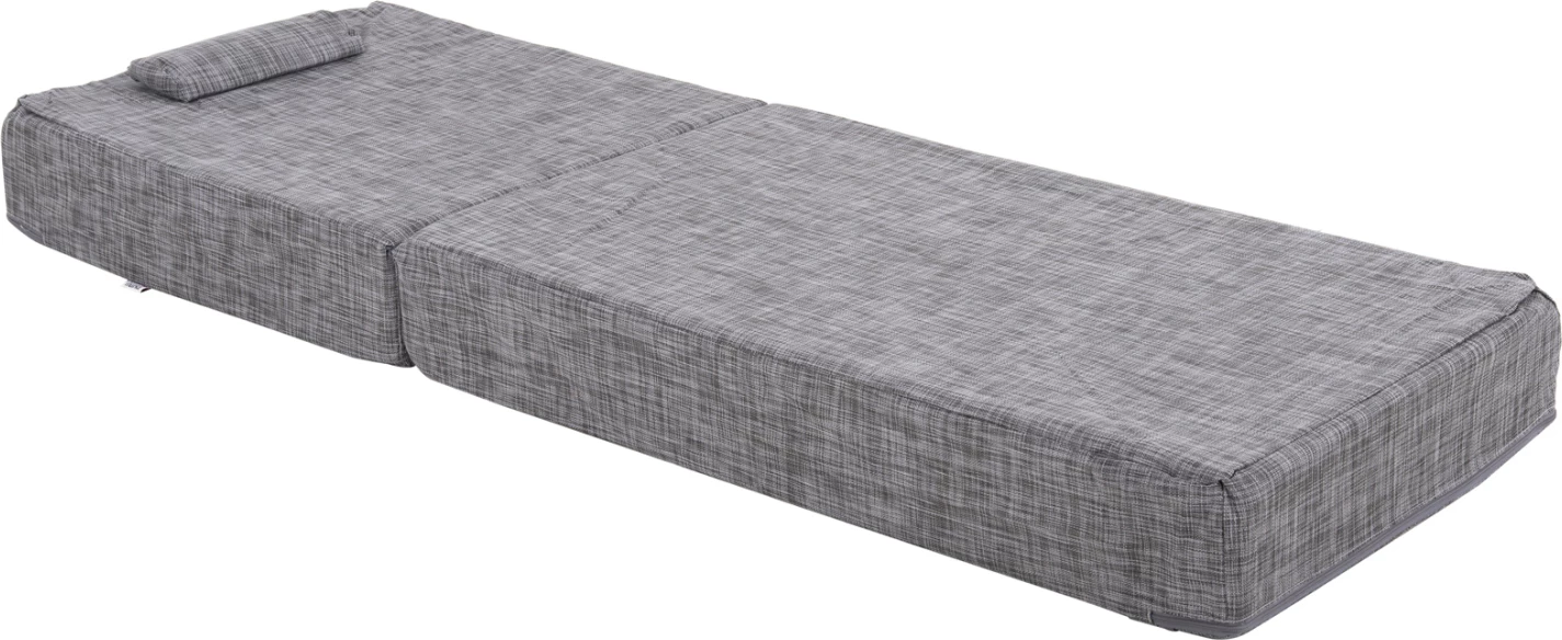 Blazina za ležalnik SIFNOS iz tekstilena v sivi barvi FH11761.10 200(120+80)x70x20Hcm