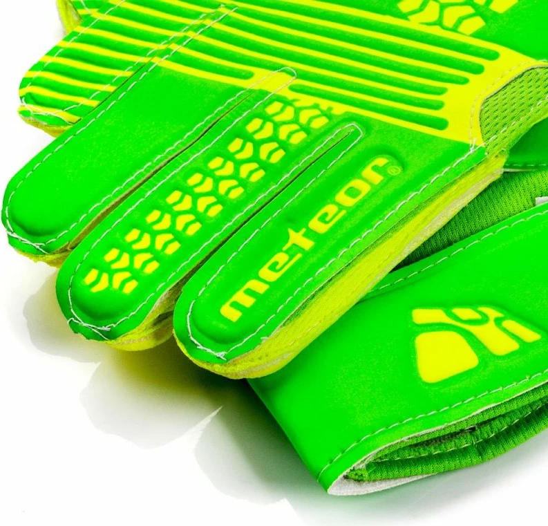 Rokavice za vratarja za moške in otroke Meteor, zelene