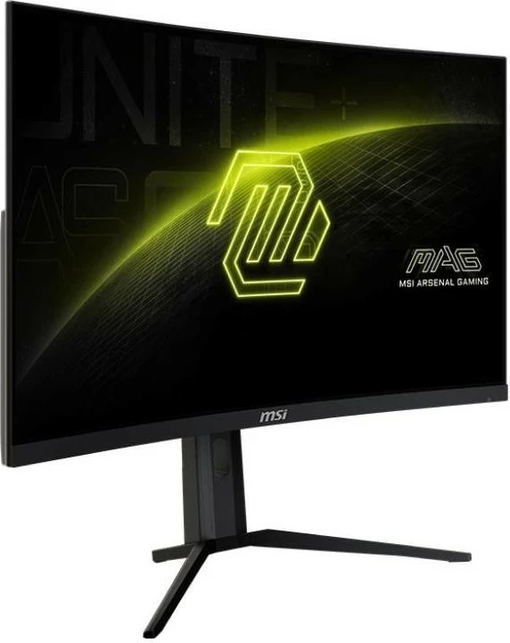 Zaključen 31,5" 4K 160Hz ukrivljen monitor MAG 321CUPDF, črn