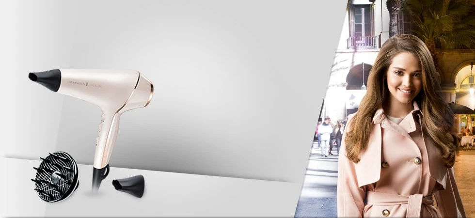 Tharja profesionalna PROluxe Remington AC9140, 2400 W, bež/črna