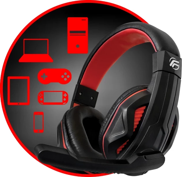 Gaming slušalke Fenner PC13, zelene