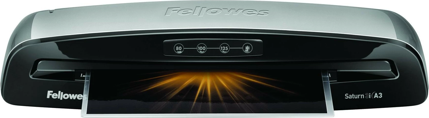 Laminirnik Fellowes Saturn 3i, A3, hladno/toplo, črno/srebrn