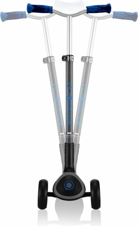 Otroški skiro z tremi kolesi Globber, črn in moder