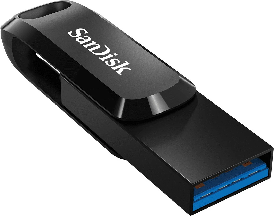 USB ključ SanDisk Ultra Dual Drive Go, 256 GB, USB Type-A / USB Type-C, 3.2 Gen 1, 150 MB/s, črn USB ključ SanDisk Ultra Dual Drive Go, 256 GB, USB Type-A / USB Type-C, 3.2 Gen 1, 150 MB/s, črn