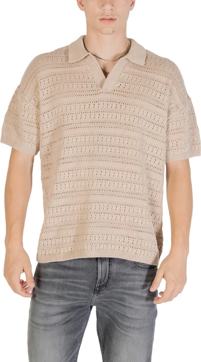 Polo za moške Only & Sons, bež
