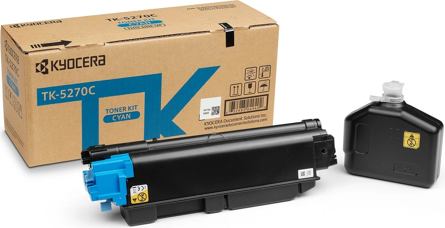 Toner Kyocera TK-5270C, 6000 strani, cijan, 1 kos