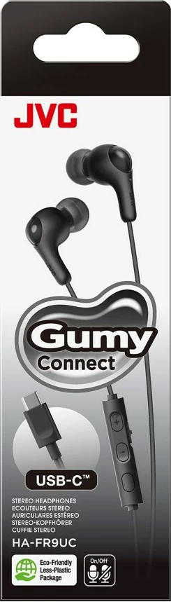 Slušalke in-ear z mikrofonom, USB Type-C, črne JVC HA-FR9UCBU