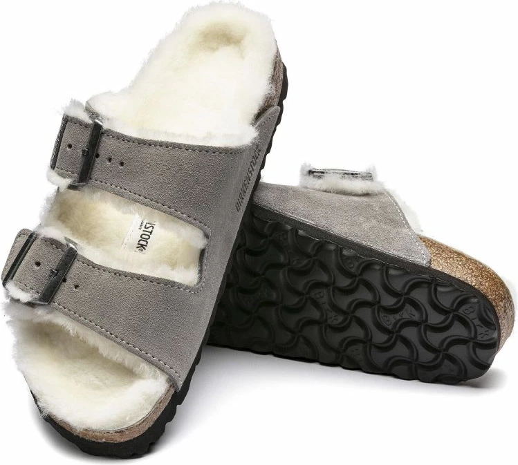 Natikači Birkenstock unisex, siva