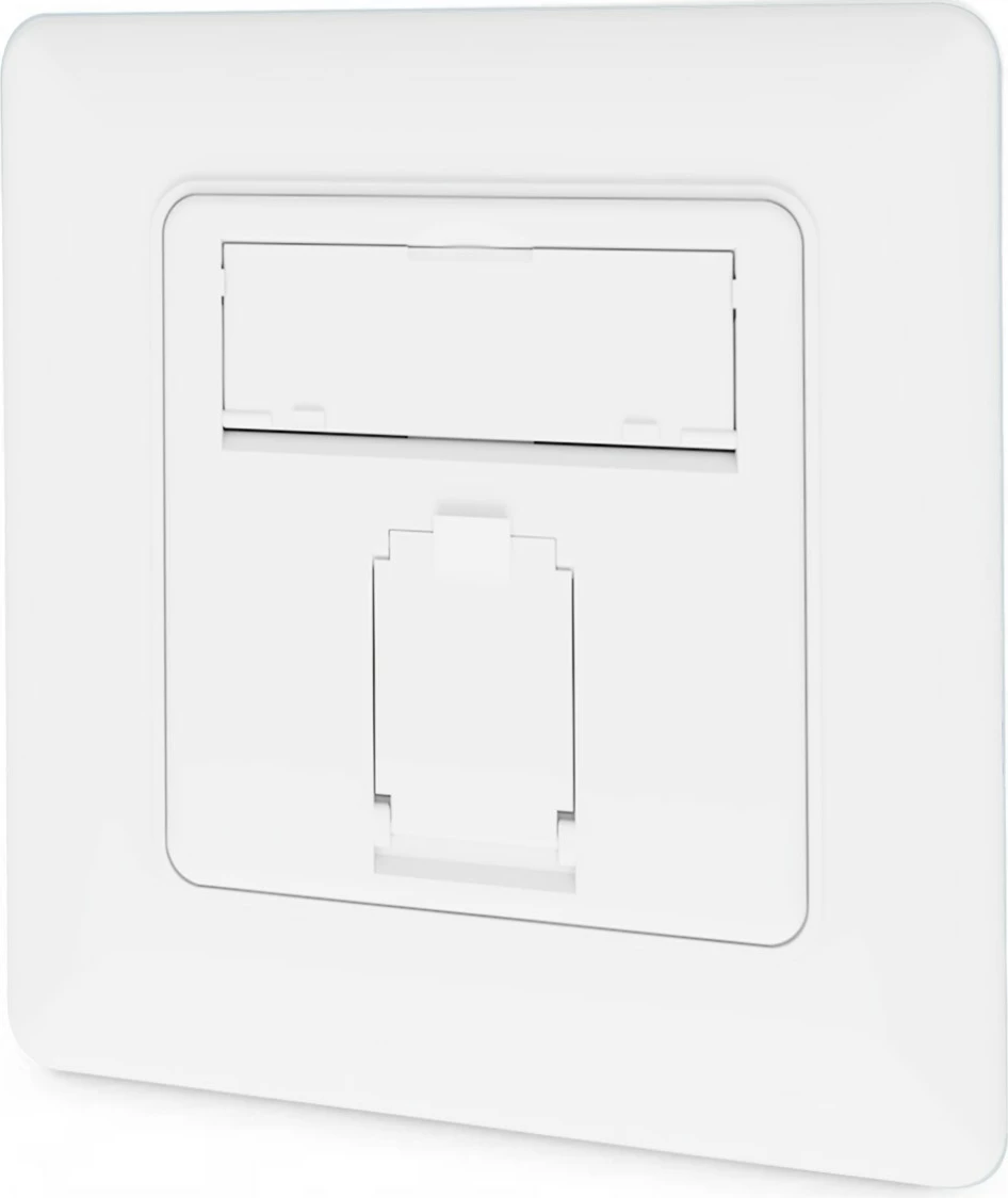 Priključek za omrežje CAT 6A, 1x RJ-45, bel – Digitus