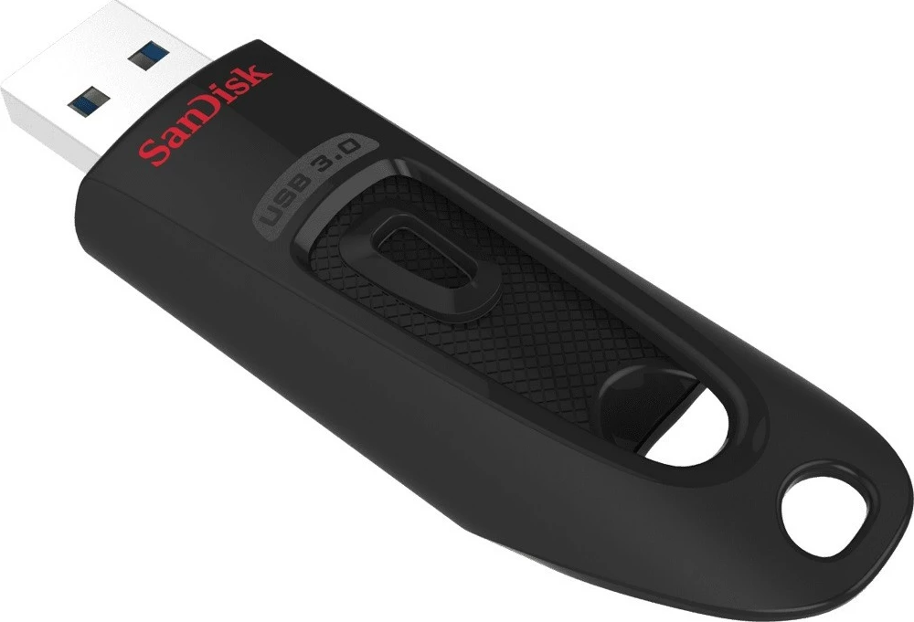 USB SanDisk Ultra, 128 GB, USB Type-A, 3.2 Gen 1, 100 MB/s, Slide, črn USB SanDisk Ultra, 128 GB, USB Type-A, 3.2 Gen 1, 100 MB/s, Slide, črn