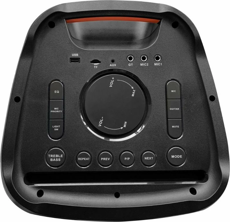 Zvočnik PartyBox z Bluetooth, karaoke, 1000 W, črn, 2 brezžična mikrofona, Blaupunkt PB10DB