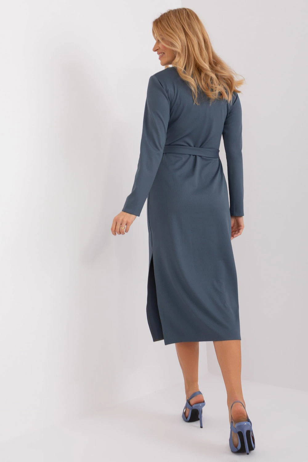 Elegantna obleka Lakerta 191559, modra
