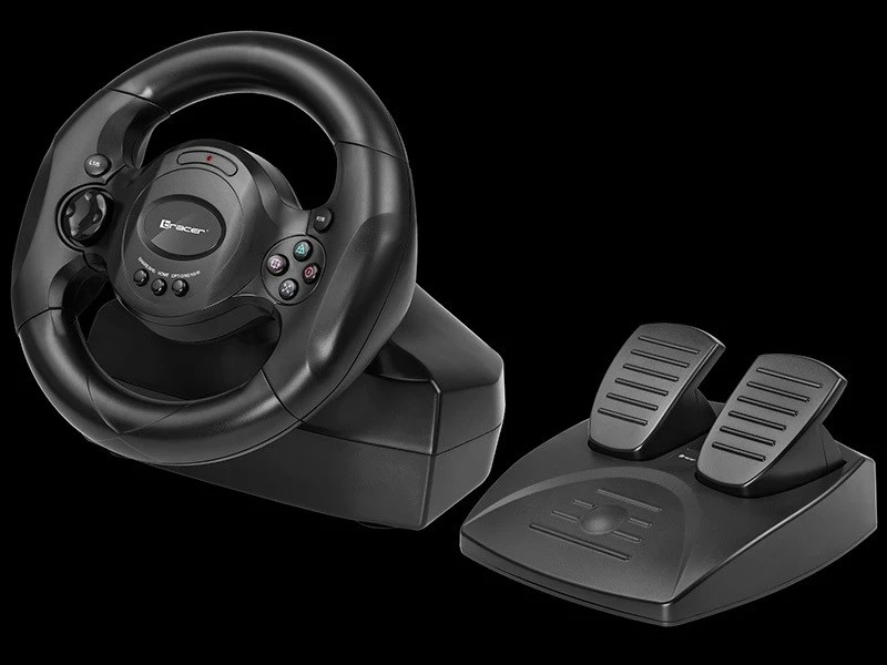 Volan Tracer Rayder 4 v 1 za PC, PS4, PS3, Xbox One, črn