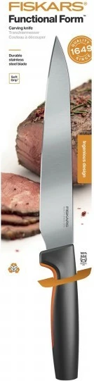 Rezilo za meso Fiskars Functional Form 1057539, 21 cm, črno/oranžen