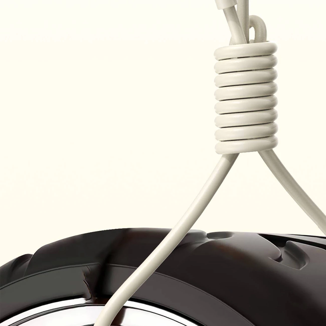 Kabel USB-A na micro USB, 1 m, 5A, silikon, bež - Dudao L7SM