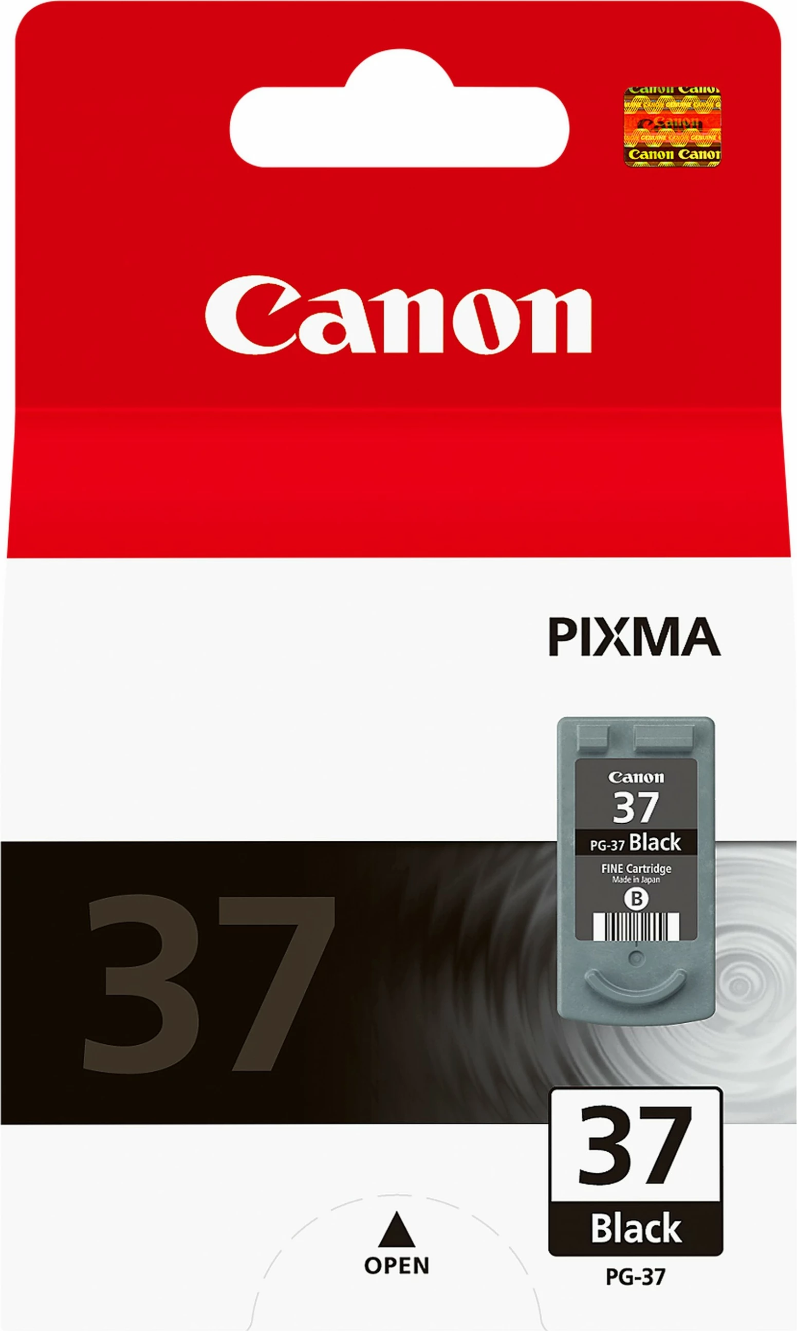 Toner s pigmentno črno barvo Canon PG-37BK, črna