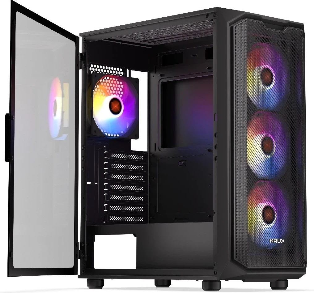 Midi Tower kaseta Orona KRUX, črna