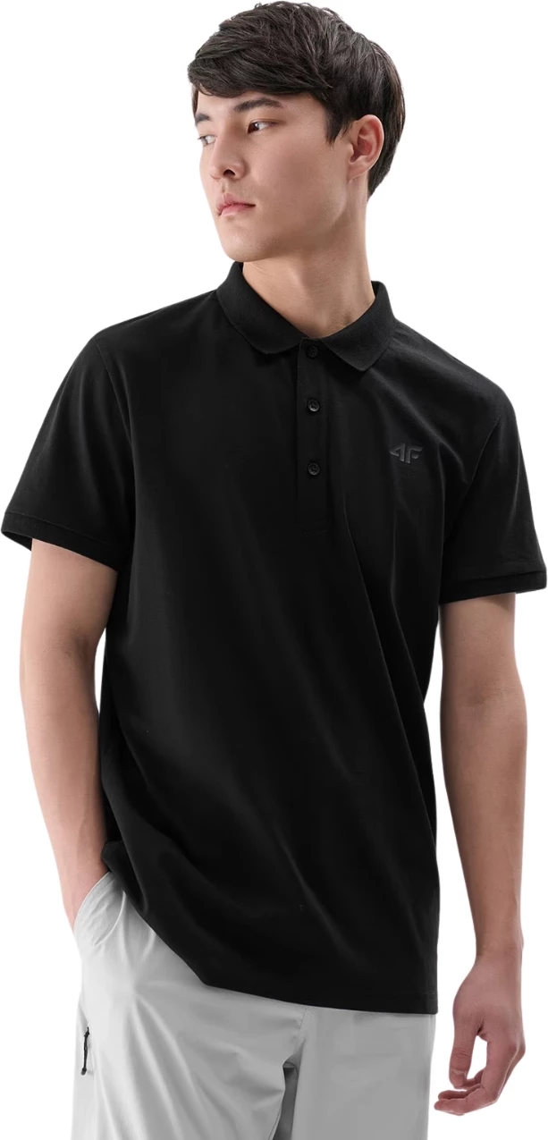 Polo majica za moške 4F, črna