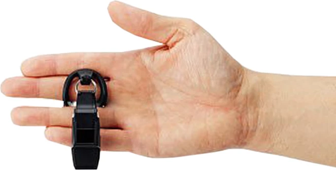 Piščalka za rokomet Molten, črna