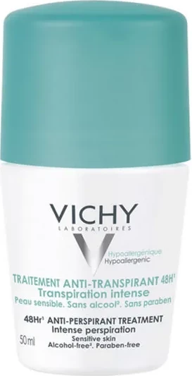Dezodorant roll-on, antiperspirant 48 ur, unisex, Vichy, 50 ml