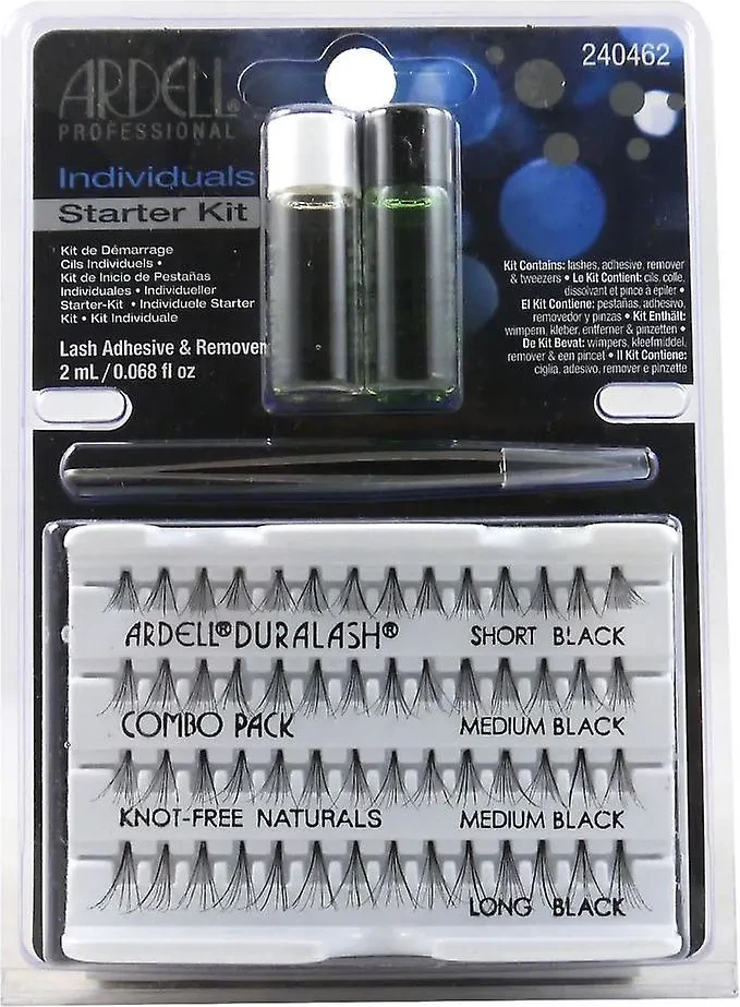 Set dodatkov za individualne trepalnice, Ardell Pro Individuals Lash Starter Kit Combo Pack, unisex