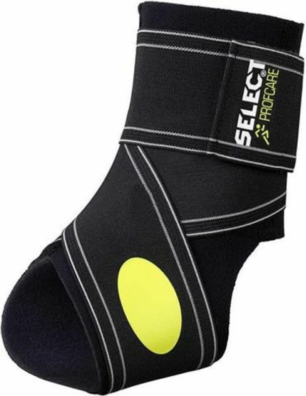 Stabilizator gležnja v dveh delih Select, za moške in ženske, črn