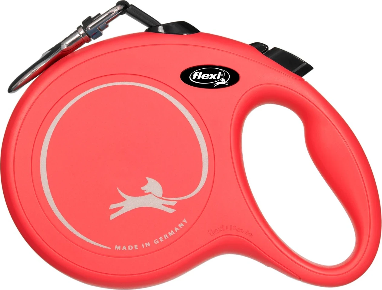 Raztegljiva povodec za pse Flexi, 5 m, oranžen