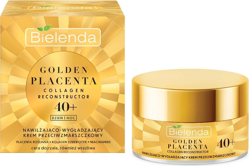Vlažilna in proti gubam krema Golden Placenta 40+ Bielenda, 50 ml