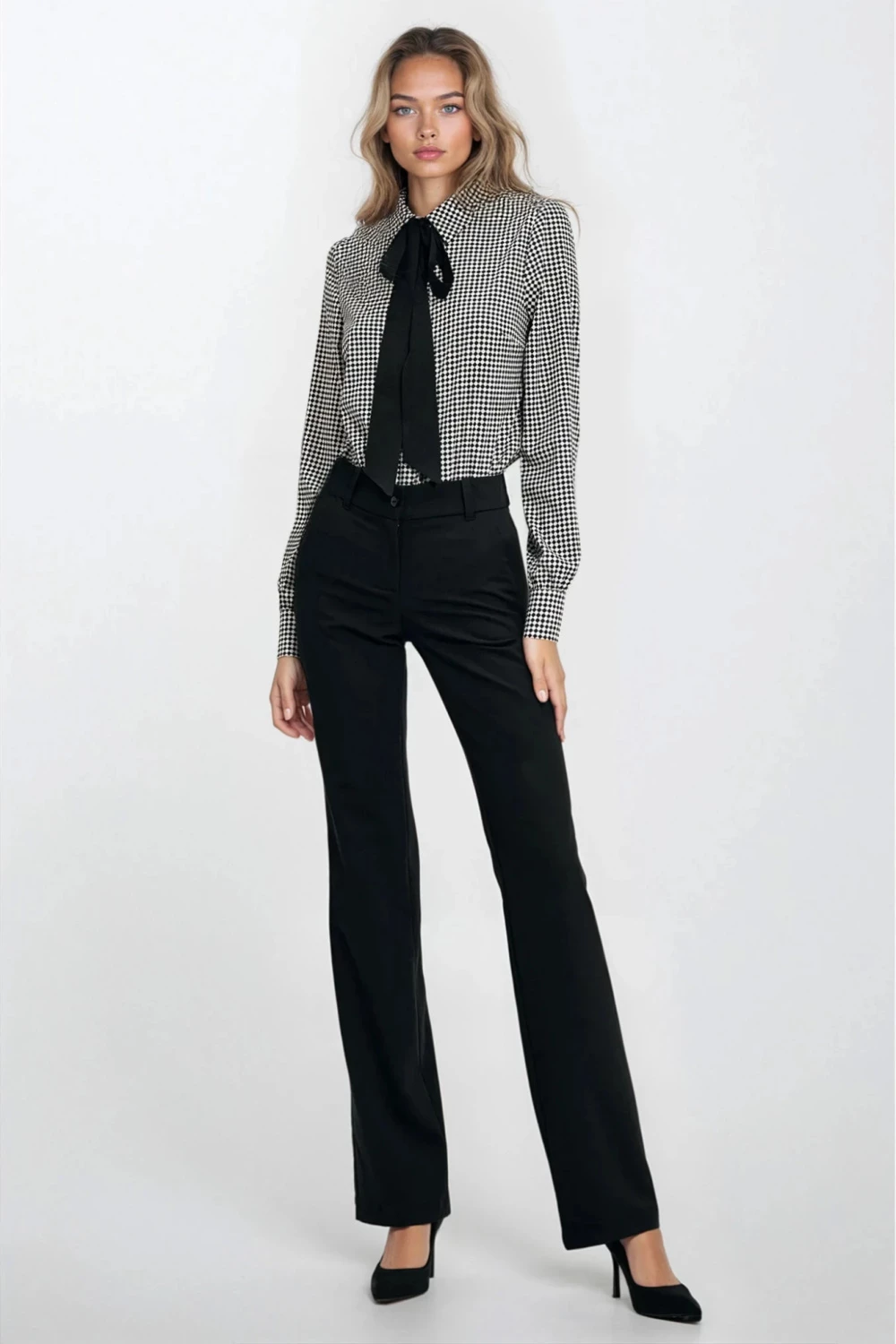 Bluza z dolgimi rokavi Nife 216908, črna