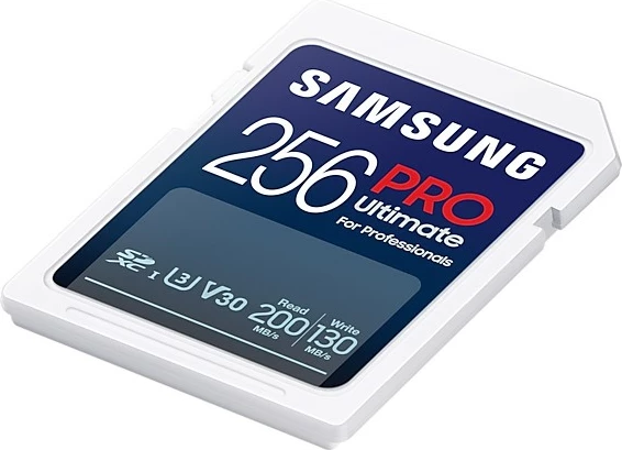 Kartica SD PRO Ultimate 256GB Samsung, SDXC, Class 10, UHS-I, bela Kartica SD PRO Ultimate 256GB Samsung, SDXC, Class 10, UHS-I, bela