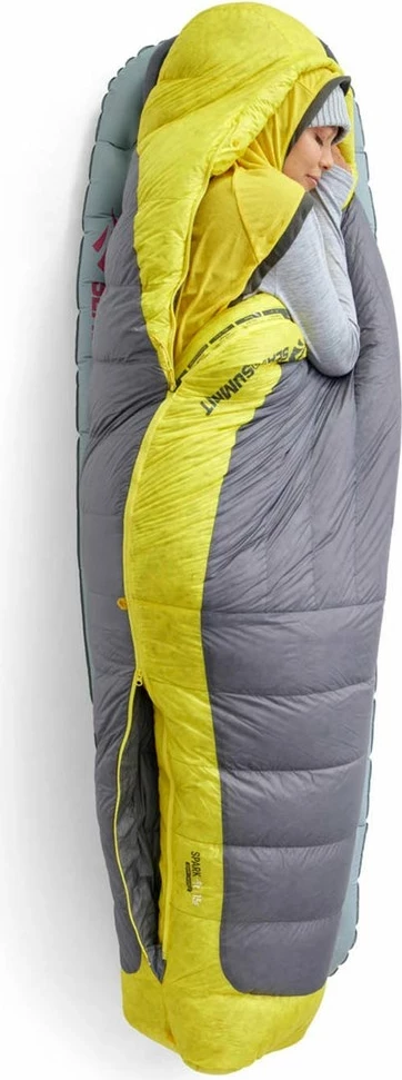 Spalna vreča Mummy Sea To Summit ASL041071-331703, siva in rumena