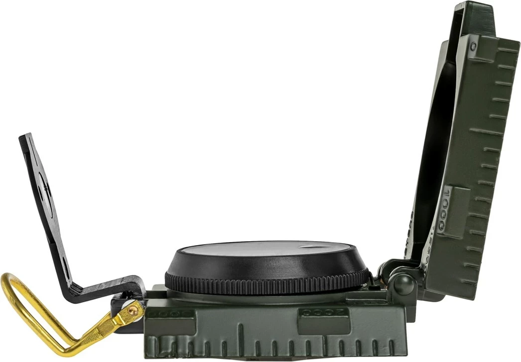 Kompas z osvetlitvijo Mil-Tec US, kovinski, olivno