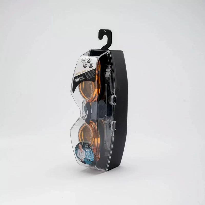 Plavalna očala za otroke AquaWave, črno-oranžne