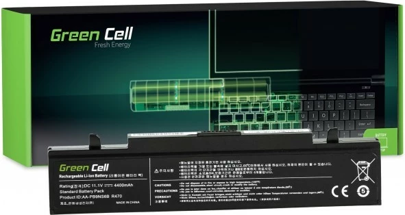 Baterija za prenosnik Green Cell SA01 za Samsung R519, 4400 mAh, 11,1 V, 6 celic