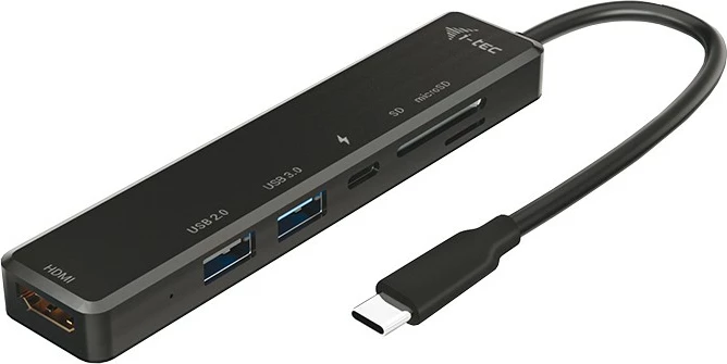 Docking postaja USB-C Travel Easy Dock 4K HDMI, 60W, črna - I-Tec