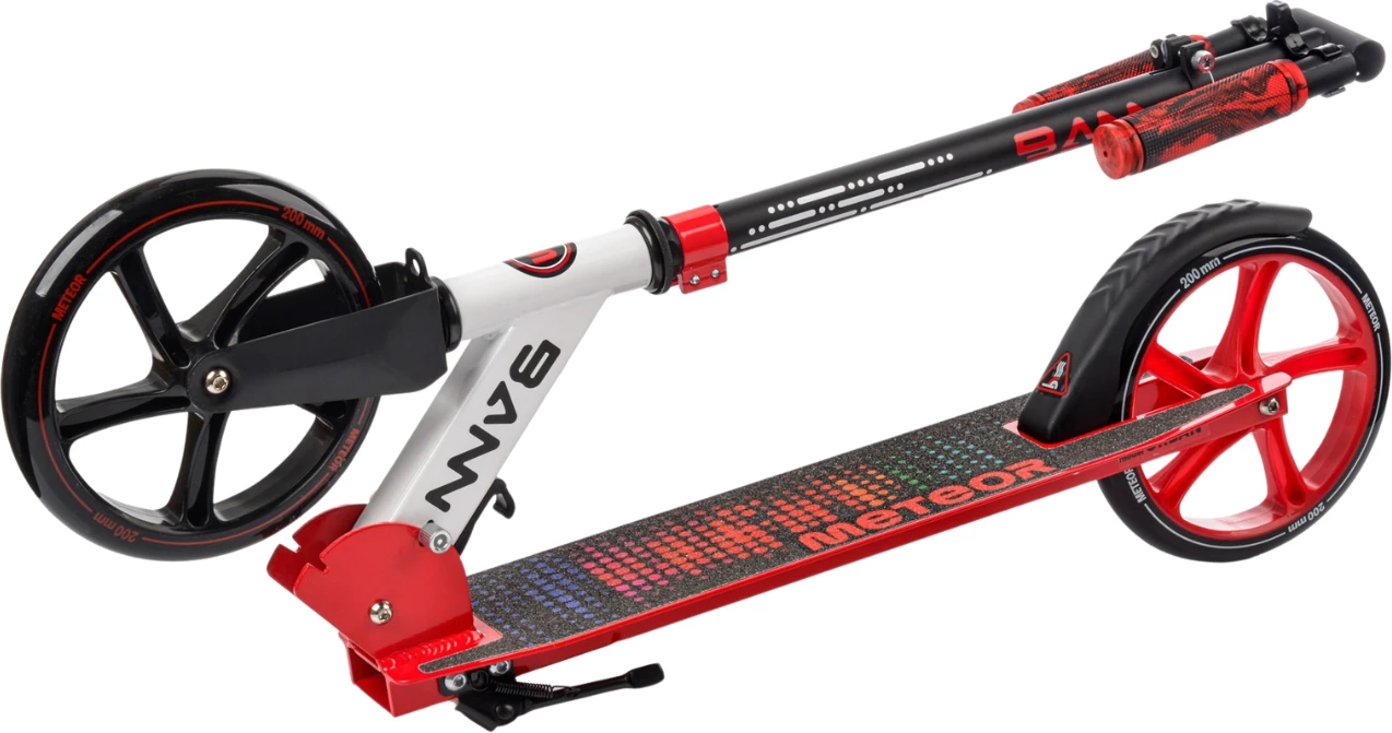 Trotinet za vse Meteor, rdeč