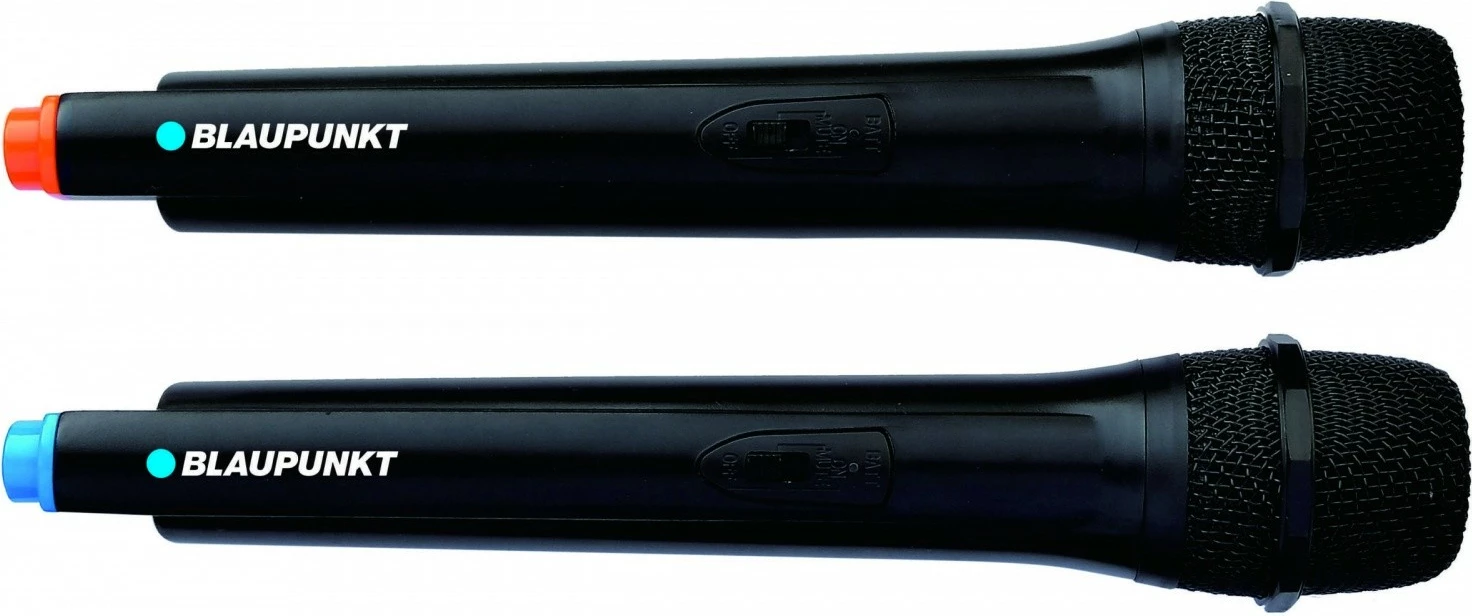 Zvočnik PartyBox z Bluetooth, karaoke, 1000 W, črn, 2 brezžična mikrofona, Blaupunkt PB10DB
