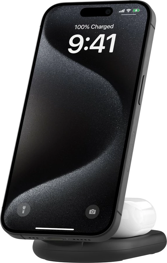 Brezžični polnilec Belkin BoostCharge, 15 W, 1,5 m, črn