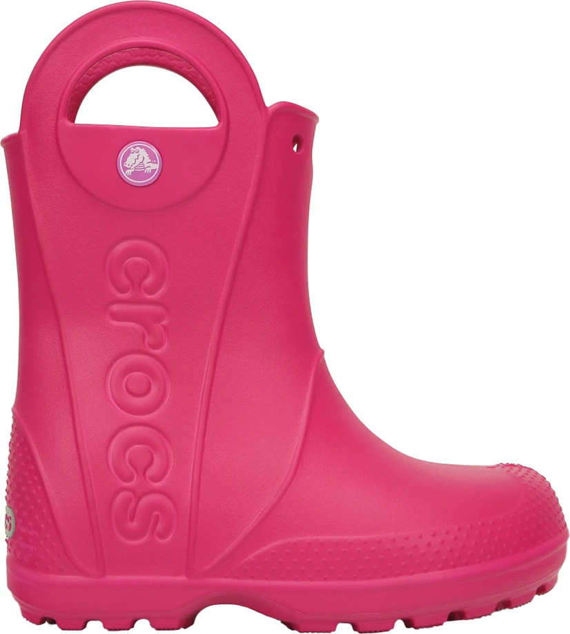 Dežni škornji za otroke Crocs, rožnati