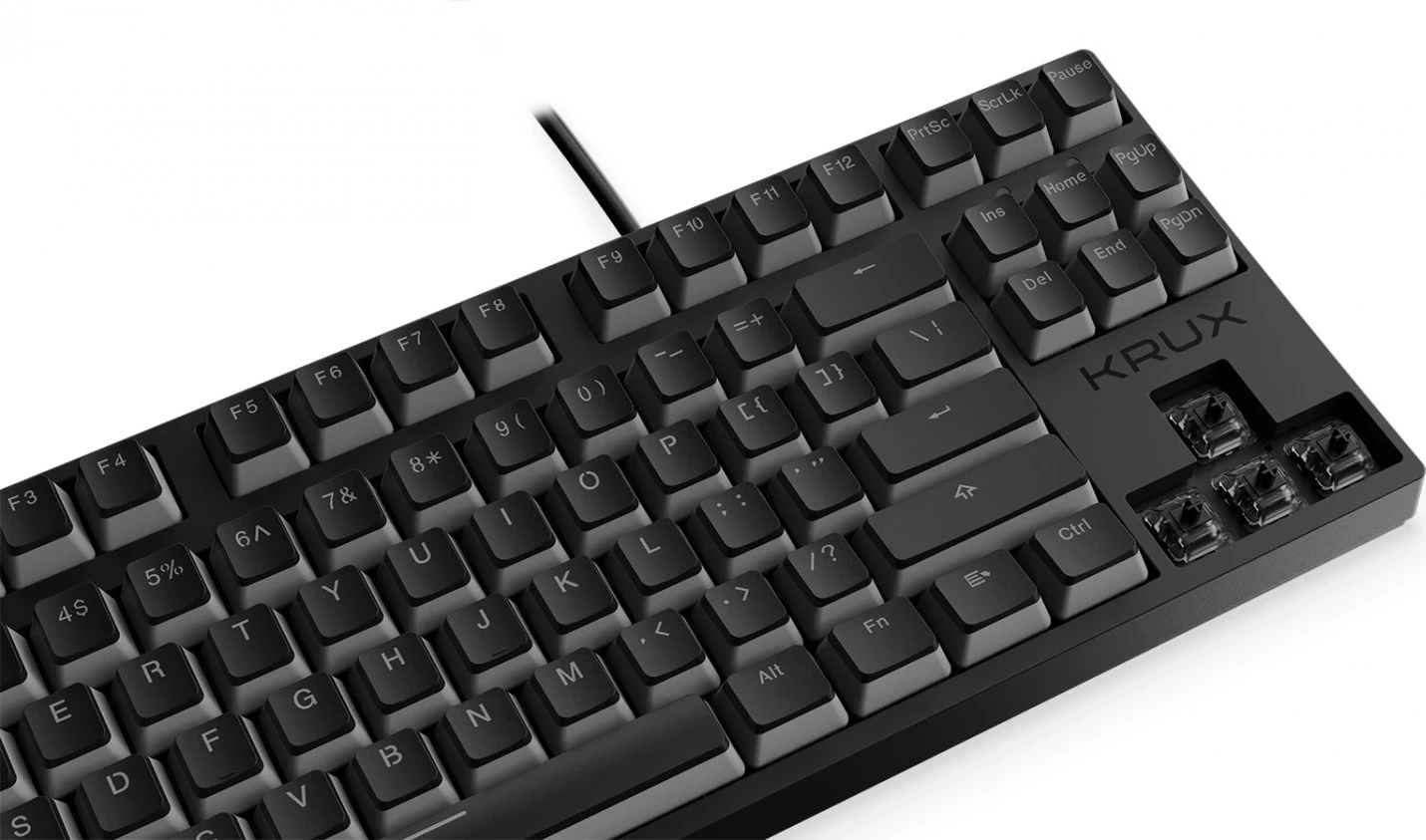 Ergonomska tipkovnica Krux Atax Pro RGB, črna