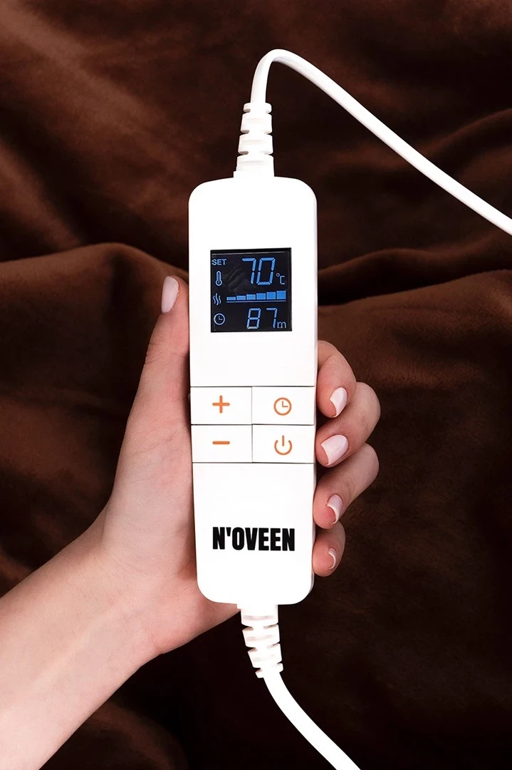 Električna odeja, N'OVEEN EB655, bronasta, 180 x 130 cm, zelo mehka