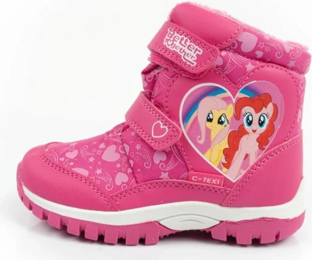 Zimski škornji za otroke Inny, rožnati Zimski škornji za otroke Inny, rožnati