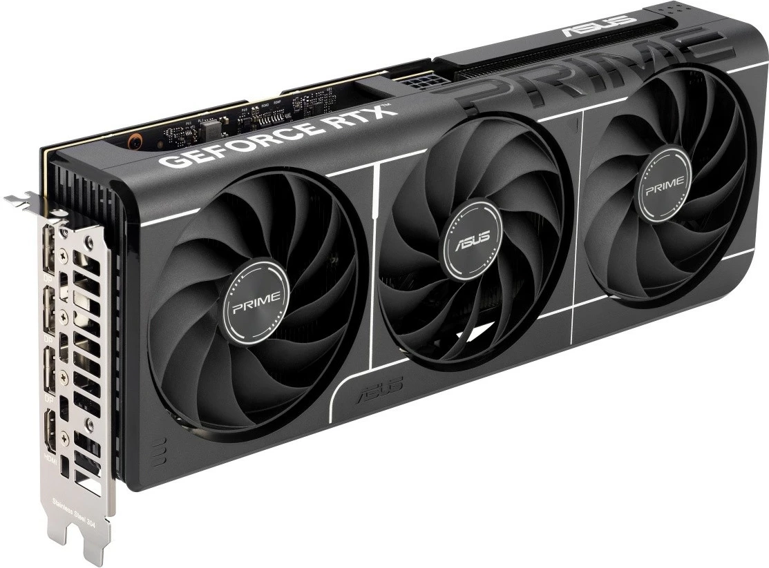 Grafična kartica GeForce RTX 5060 Ti Prime OC, Asus, 16GB GDDR7, 128-bit, 3x DisplayPort/HDMI, črna