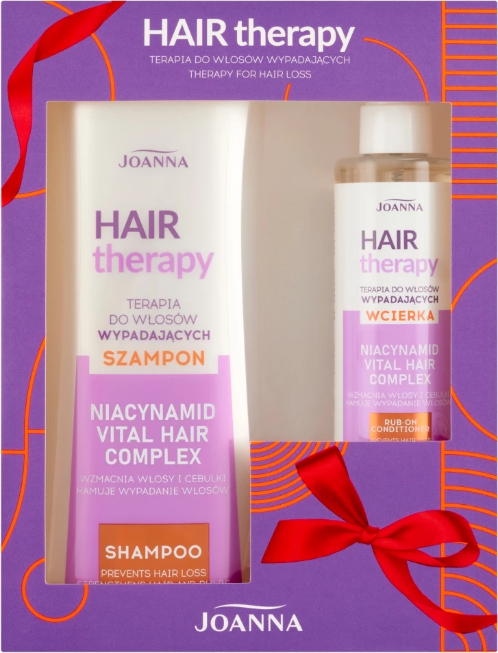 Set za lase proti izpadanju Joanna Hair Therapy, 2 kosa