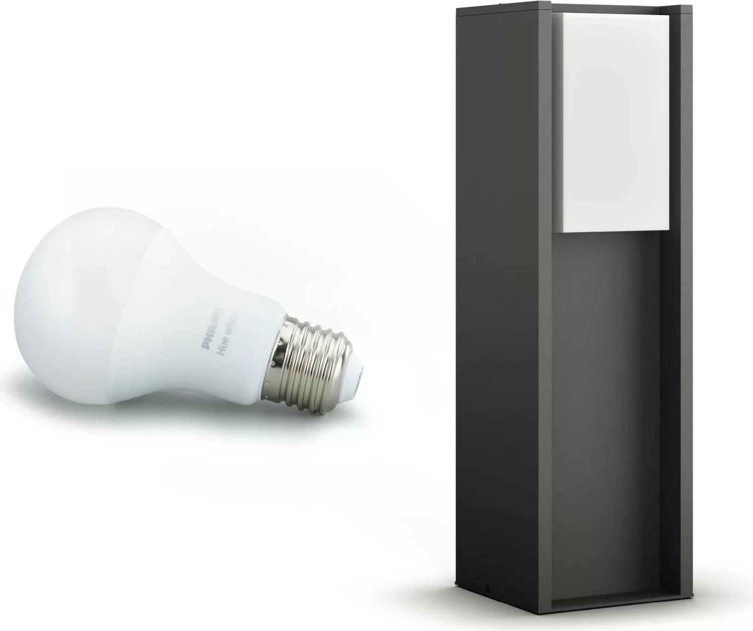 Zunanja pametna svetilka Philips Hue Turaco Sockel, 1x9W, LED, antracit