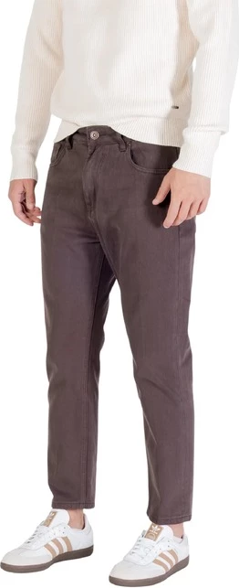 Jeans hlače Gianni Lupo, moške, rjave