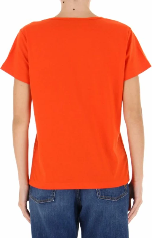 Majica Love Birds Pinko za ženske, oranžna