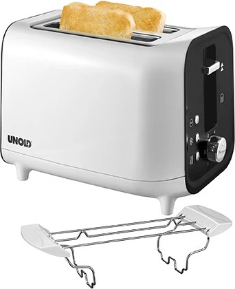 Toster, 2 rezini, 700 W, bel/črn UNOLD 38410