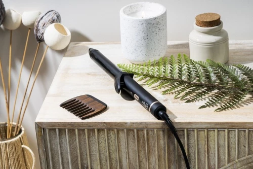 Kodralnik za lase, keramičen 25 mm, Adler AD 2115, 45 W, črn z zlatimi elementi