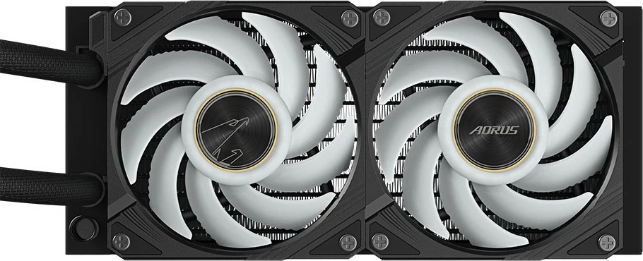 Tekočinski hladilnik za procesor AORUS WATERFORCE X II 240, 2x120mm ARGB, LCD, črn